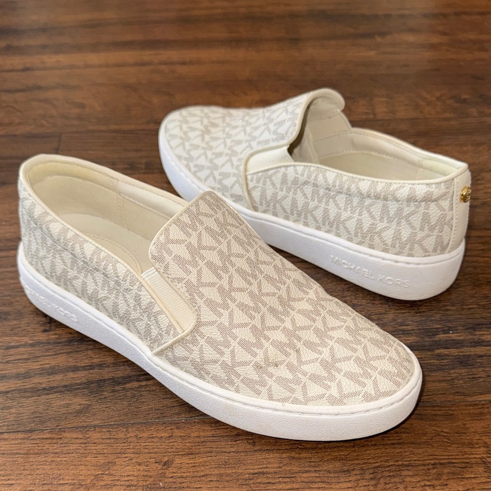 Michael Kors Teddi Signature Logo Slip-On Sneaker
